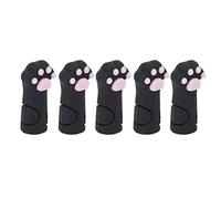 Saluaqui Cuticle Trimmer Cover 5 Piezas Protector de Tijeras para Cutículas de Silicona para Gatos Funda Protectora Suave para Herramientas de Uñas de los Pies Apto para Recortadores Pinzas Apto