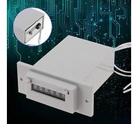 Saluaqui Dispositivo Avanzado de Medición de Pulso CSK6-YKW para Contado de 6 Dígitos de Alta Velocidad y Preciso-AC110V/AC220V/DC24V para Aplicaciones Industriales (DC24V)