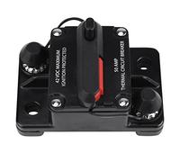 Saluaqui Disyuntor en Línea Estéreo para Automóvil Dc12V 42V con Función de Reinicio Manual Servicio de 50 A para Sistemas y Accesorios de Vehículos Solución de Administración de Energía (50A)