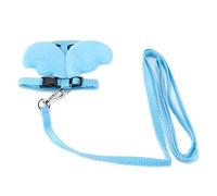 Saluaqui Ducks de Arnés Ajustable Arnés Conjunto de Correa con Cinta de Nylon | Cordera de Tracción de Mascotas Azul de Tamaño Pequeño para Caminar Al Aire Libre | Suministros de Aves de Corral para