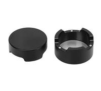Saluaqui Estuche de Tiza Taom, Estuche Redondo de Tiza de Billar de Aleación de Aluminio, Soporte de Compacto para Jugadores de Piscina, Caja de Portátil, Diseño Desordenado