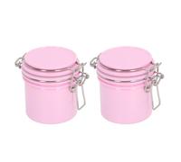Saluaqui Frasco de Almacenamiento para Pegamento de Pestañas 200ml (PINK) | Soporte de plástico para pegamento de pestañas, tapete de esponja con 3 ranuras, hebilla de sellado, secado para salón,