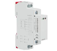 Saluaqui GRV8 03 Relé de Vigilancia de Tensión Trifásica de Fase (M460) | 8 configuraciones de voltaje Indicadores LED para un fácil monitoreo Diseño compacto de riel de 35 mm Alta durabilidad con