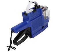 Saluaqui Gun de Precio con 2 Línea 10 Dígitos para un Fácil Etiquetado en la Oficina y el Comercio Minorista - Incluye la Rueda de Tinta y el Rollo - Material de ABS Rojo (BLUE)