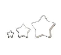 Saluaqui Herramienta de Troquelado de Cuero, Herramienta de Perforación de Acero en Forma de Corazón, Troqueles de Artesanía de para Diseños de Cartón de Cuero (En forma de estrella de cinco puntas)