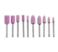 Saluaqui Juego de 100 Brocas de Muela de Pulido de Piedra de Primera Calidad con Vástago Azul de 3 Mm de Diámetro para Moler y Dar Forma Versátiles en Proyectos de Metal, Madera y Piedra (PINK)