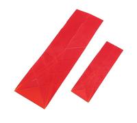 Saluaqui Juego de Cucharas Medidoras de 3 Pulgadas, Utensilios de Cocina Planos Plegables para Cocinar y Hornear, Material PP, Incluye Herramientas de Medición Pequeñas y Grandes (rojo)