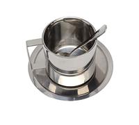 Saluaqui Juego de Tazas de café con Aislamiento de Doble Pared de Acero Inoxidable, Tazas de té Modernas de 200ml para Capuchino Latte, para el Hogar, Oficina y Camping (260ml)
