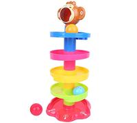 Saluaqui Juguete de Rollo de Caída de Bola Interactiva para bebés: la Torre de Remolino Multicolor Brillante Mejora Las Habilidades Motoras - Juguete Educativo para Niños de 9 Meses y Más