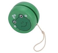 Saluaqui Juguete Vibrante de Madera Yoyo - Lindo Patrón de Dibujos Animados para Educación Temprana, Diseño de Corazón Rosa, Yoyo Educativo Ideal para Niños (Rana)