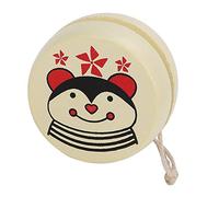 Saluaqui Juguete Vibrante de Madera Yoyo - Lindo Patrón de Dibujos Animados para Educación Temprana, Diseño de Corazón Rosa, Yoyo Educativo Ideal para Niños (Tipo 1)