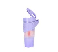 Saluaqui Juicer Portátil, Licuadora Portátil para Batidos Licuadora con 6 Cuchillas 460 Ml para Gimnasio, Viaje, Cocina (Purple)