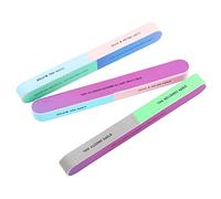 Saluaqui Lima de Uñas, Bloque de Lijado de 4 Caras y Pulidor de Esponja para Uñas Naturales y Artificiales, con Grano Grueso Fino para Uso Profesional o Doméstico