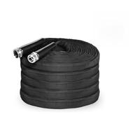 Saluaqui Manguera de Jardín Flexible y Ligera de 50 Pies | Manguera de Agua No Expansiva con Diseño de Prueba de Fuga Resistente a Presión | PVC y Resistente Al Desgaste para Patio, Césped, Lavado