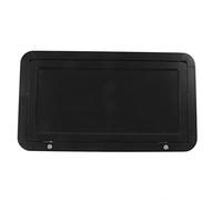Saluaqui Mesa de Comedor Plegable Externa de RV con Bloqueo, Aleación de Aluminio de Carga Máxima de 25 Kg, Uso Al Aire Libre para la Caravana del Bote MPV, (Black)
