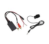 Saluaqui Módulo Aux con Micrófono Manos Libres 2 Adaptador de Cable para Radios de Automóvil Pionero Alpino: Material ABS de Alto Rendimiento para Integración de Audio sin Costuras