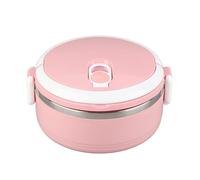 Saluaqui Nórdica Portátil de Acero Inoxidable con Aislamiento Térmico para Arroz y Fideos, Contenedor de Alimentos de una Sola Capa para el Trabajo y la Escuela