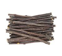 Saluaqui Palabres de Masticación de Madera de Manzana para Hámsters y Pequeñas Mascotas - 200 G de Dientes Molar Juguetes y Bocadillos para Mascotas para el Cuidado Alivio del Estrés