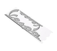 Saluaqui Pegatina de Emblema de Motocicleta 3D para GTS300 LX125 LX150 IE Sprint Primavera 300 LX LXV Super-Plástico Flexible, Antienvejecimiento (SILVER)