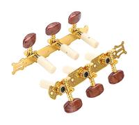 Saluaqui Pegsas de Ajuste de Guitarra Clásica Conjunto de Claves con de ágata + Material Duradero de Metal y ABS + 1:14 Relación de Engranajes para Ajustes Precisos de Cuerda de Guitarra Clásica