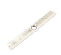 Saluaqui Peine de Corte Giratorio Peine de Peluquería Profesional con Rodamiento de Bolas Se Desliza Suavemente para Todo Tipo de Cabello Hombres Mujeres Plástico 22x3 Cm (WHITE)