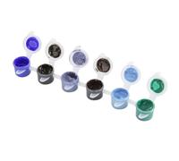 Saluaqui Pigmento de Polvo termocrómico: Pigmento de Cambio de Color Sensible Al Calor para Arte y Manualidades de Bricolaje, Compatible con Plásticos y Resinas, No Tóxicos Seguros, Seis Colores