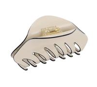 Saluaqui Pinza para el Cabello con Garra Grande de 4,7 Pulgadas, Herramienta de Peinado Elegante con Resorte Reforzado con Agarre Fuerte, con Color Similar a, para Mujeres con Cabello (Blanco Talla