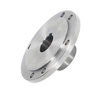 Saluaqui Placa de Respaldo de Mandril de Torno Brida de Mandril de Torno de 125 Mm Brida de Conexión de de Acero de Alto Manganeso para K11 125 K12 K72 Fácil Instalación Tubo de Escape de 30 Mm/.2