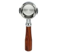 Saluaqui Portafiltro sin Fondo E61 de 58 Mm, Doble para Preparar café con Filtro de una Sola Capa, Compatible con Expobar, Rancilio, para Profitec Go (Secuoya E)