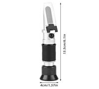 Saluaqui Refractómetro Portátil de Miel para Medición precisa: 58-90% de Rango de Contenido de Azúcar, Súper Mini Tamaño, Diseño Elegante, Ideal para Miel, Leche Condensada, Aceites