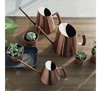Saluaqui Regadera de Cobre Regadera de Cobre Boquilla de de Acero Inoxidable de Primera Calidad para Verter con Precisión Ergonómico para Plantas de Interior y Jardín (Talla Grande)