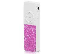 Saluaqui Reproductor Mp3 Clásico Delgado con Sonido sin Pérdidas y Memoria Expandible de 64 GB para Música Portátil en Cualquier Momento (Rojo púrpura)