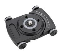 Saluaqui Rodillo para Automóvil con Plataforma Rodante de Mesa, Soporte para Teléfono Soporte para Cámara FY-01 Rodillo para Automóvil con Plataforma Rodante para Mesa Deslizador de Riel de Video de