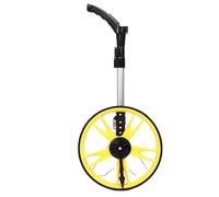 Saluaqui Rueda de Medición Digital de 9999,9 M/9999,9 Pies Herramienta de Medición Electrónica Telescópica con Agarre Ergonómico y Neumático de Goma para una Fácil Navegación Incluye Cinta Métrica