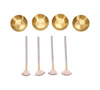 Saluaqui Set de Cuencos para Mezclar Mascarilla Facial, Brochas Abanico | Acero Inoxidable y Nailon, Ideal para Casa o Salón, Fácil de Limpiar y Usar