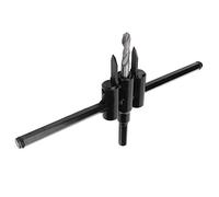 Saluaqui Sierra Perforadora Kit de Sierra Cortadora de Agujeros 30 300 Mm Herramienta de Corte Redonda de Acero de Aleación para Tableros de Madera y Plástico Proyectos de Bricolaje Incluye Cortador