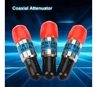 Saluaqui SMA-JK Male a Femenino Atenuador Coaxial de RF 2W 6GHz 50Ω 1-30DB 20dB Construcción de Aleación de Fuerza (3DB)
