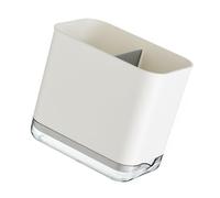 Saluaqui Soporte para Utensilios Multifuncional, Escurridor de Cubiertos, Diseño de Compartimento para Palillos, Cucharas y Tenedores, Plástico que Ahorra Espacio, Elegante Color Verde (WHITE)