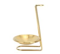 Saluaqui Soporte Vertical para Cucharones de Sopa de Acero Inoxidable con Plato, Soporte para Utensilios de Cocina, para Cucharas de Sopa que Ahorra Espacio para Cocina, Estante para Cucharones de
