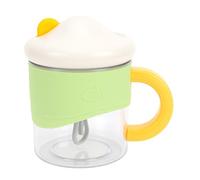 Saluaqui Taza Rechargeable de Mezcla Automática 350ml USB C Eléctrica con Tapa Hermética y Asa 3D para Café Té Batidos de Proteína