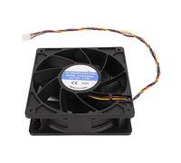 Saluaqui Ventilador de Enfriamiento de 12 Cm de Alto Rendimiento 120x38 Mm 6000rpm - Ventilador de Caja PWM PWM sin Escobillas de 4 Pines DC para una Eficiente Refrigeración de Servidor de