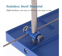 Saluaqui Visual de Atado con Mosca Rotativa con Rotación de 360 ° para la Fabricación de Moscas Eficientes, Herramienta de Atado de de Acero Inoxidable con una Gran Base Resistente para los (Purple)