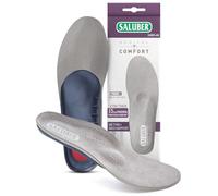 Saluber H485-46 Insertos ortopédicos extra gruesos con almohadilla metatarsiana para mujeres y hombres para fascitis plantar. Plantillas importadas de Italia. US W 11.5-12/M 10.5-11 (EU 44)