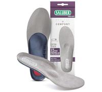 Saluber H485-46W Insertos ortopédicos extragruesos con almohadilla metatarsiana para mujeres y hombres para fascitis plantar. Plantillas importadas de Italia. US W 10-10.5/M 9-9.5 (EU 42) extra anchas