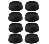 Salubohum Patas antivibracion Lavadora, Almohadillas Lavadora Universal, de Goma, Ralentiza eficazmente la conducción de Vibraciones, Protege el Equipo y Reduce el Ruido(Paquete de 8 Piezas) (Negro), ZH812