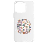 Salud Mental Asuntos Mentales Conciencia Respirar Carcasa para iPhone 15 Pro MAX