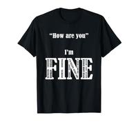 Salud Mental Check In Sentimientos Ocultos Estoy Bien Conciencia Camiseta