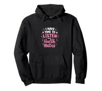 Salud Mental Escuchar Colorido Positividad Sudadera con Capucha
