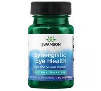 Salud ocular sinérgica: luteína y zeaxantina 60 cápsulas blandas Swanson