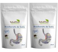 Salud Viva Bicarbonato Sódico Premium Sin Gluten, Vegano Pack 2x300g, para Hornear y Uso Doméstico